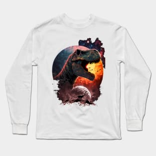 Dinosaurs in Space #1 Long Sleeve T-Shirt